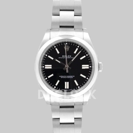 Replica Rolex Oyster Perpetual 36/41 114300 Black Dial | Declock.