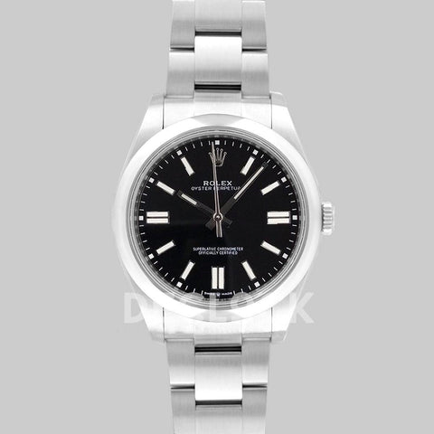 Replica Rolex Oyster Perpetual 36/41 114300 Black Dial - Replica Watches