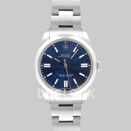 Replica Rolex Oyster Perpetual 36/41 114300 Blue Dial |  Declock.