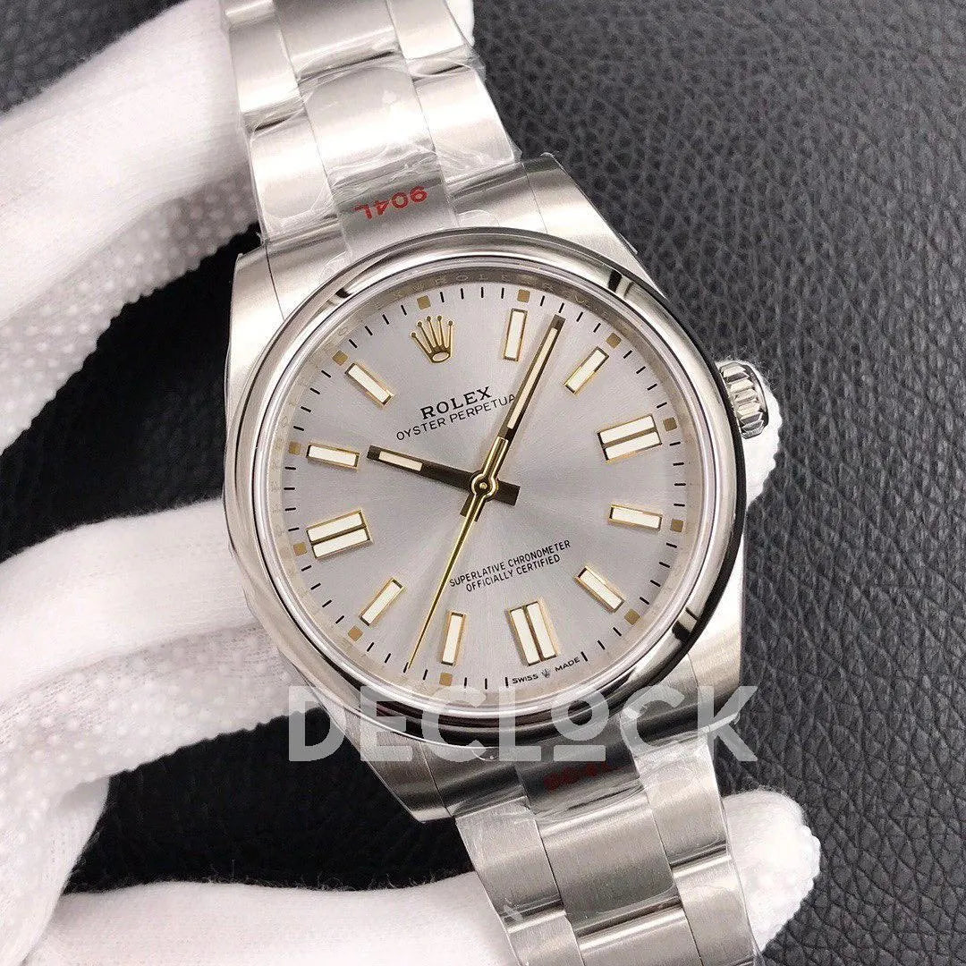 Replica Rolex Oyster Perpetual 36/41 114300 Silver Dial