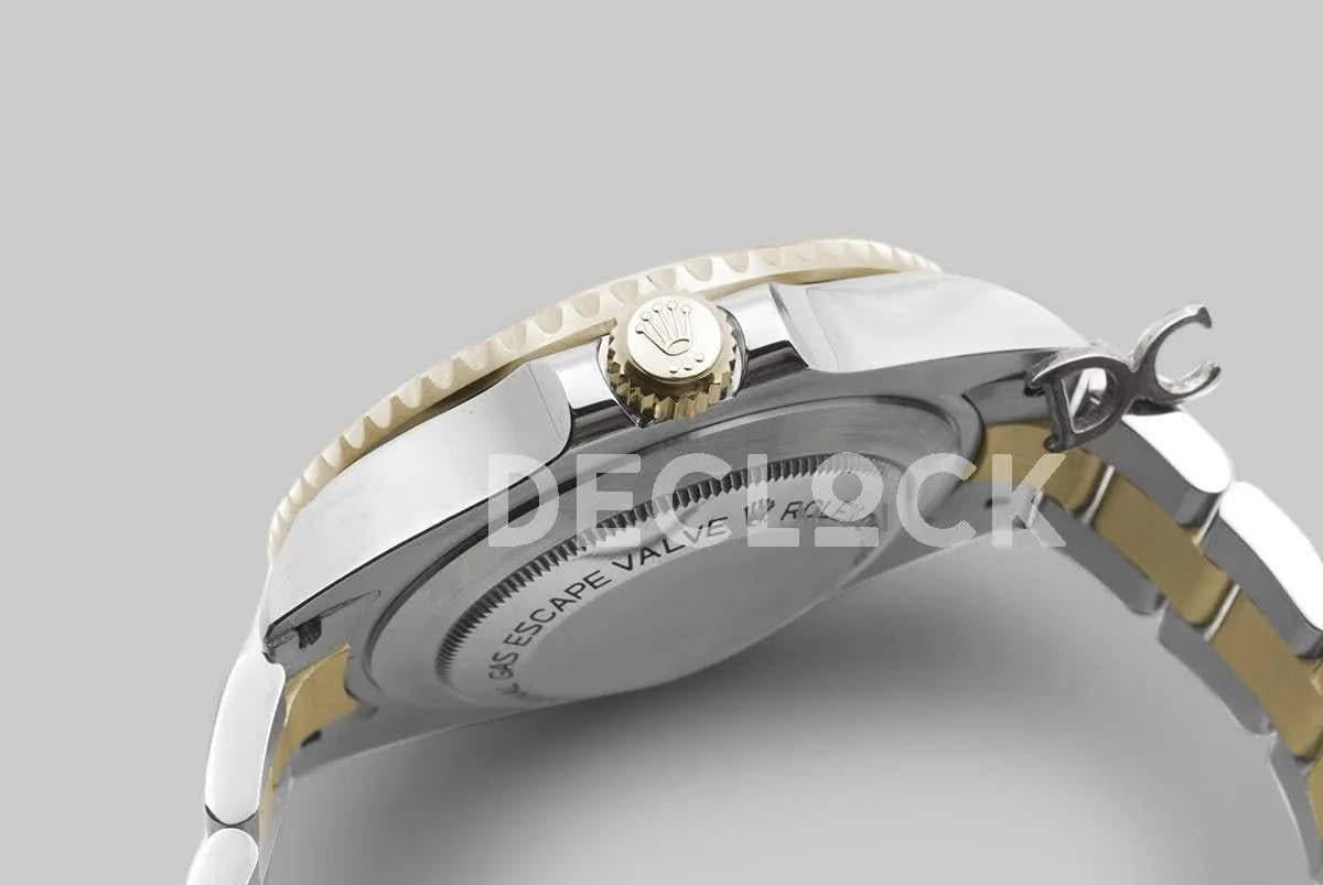 Replica Rolex Sea-Dweller Deepsea 126603 Black Ceramic in Two Tone "Rolesor" |  Declock.