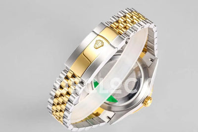 Replica Rolex Sky Dweller 2-Toned in Black Dial on Jubilee Bracelet