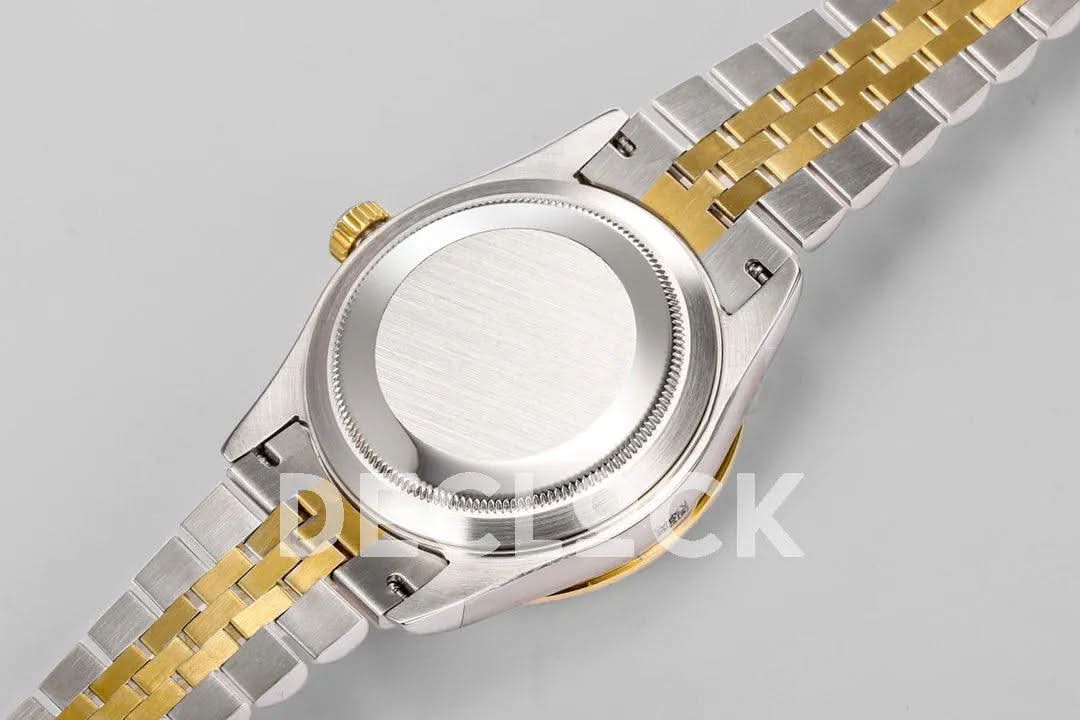Replica Rolex Sky Dweller 2-Toned in Black Dial on Jubilee Bracelet