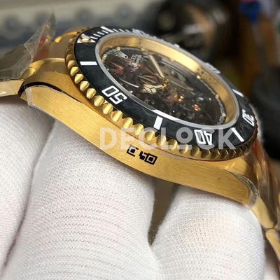 Replica Rolex Submariner 114060 Andrea Pirlo Project in Yellow Gold