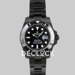 Replica Rolex Submariner 116610 Black Dial in DLC Blaken