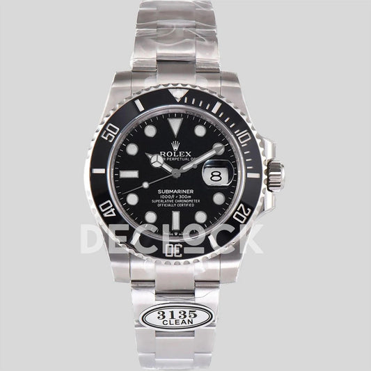 Replica Rolex Submariner 116610LN Black Ceramic |  Declock.