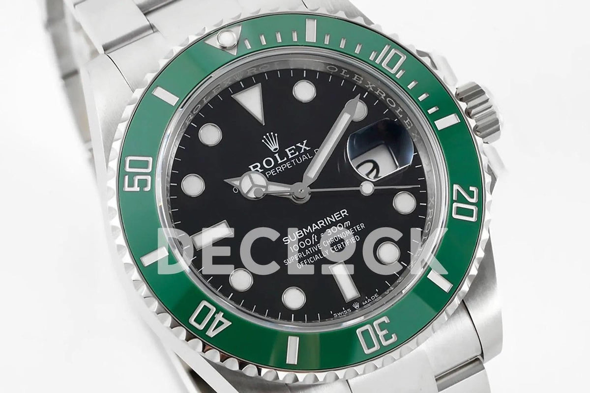 Replica Rolex Submariner 116610LN "Starbucks" Green Ceramic |  Declock.