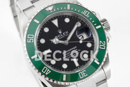 Replica Rolex Submariner 116610LN "Starbucks" Green Ceramic |  Declock.