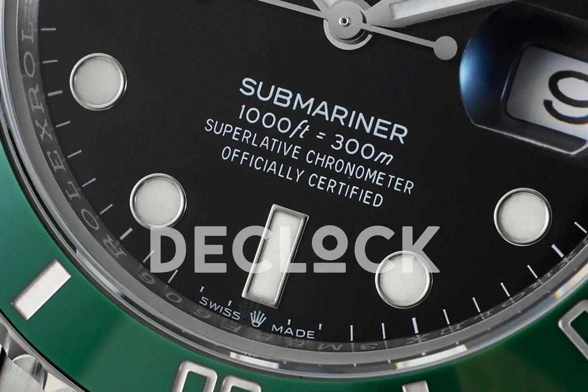 Replica Rolex Submariner 116610LN "Starbucks" Green Ceramic |  Declock.