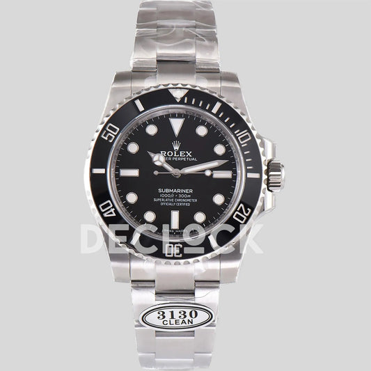 Replica Rolex Submariner 124060 No Date Black Ceramic - Replica Watches