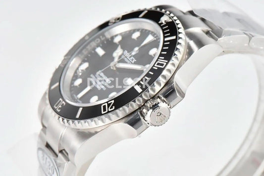 Replica Rolex Submariner 124060 No Date Black Ceramic |  Declock.