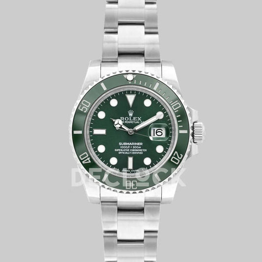 Replica Rolex Submariner 116610LV ‘Hulk’ Green Ceramic | Declock.
