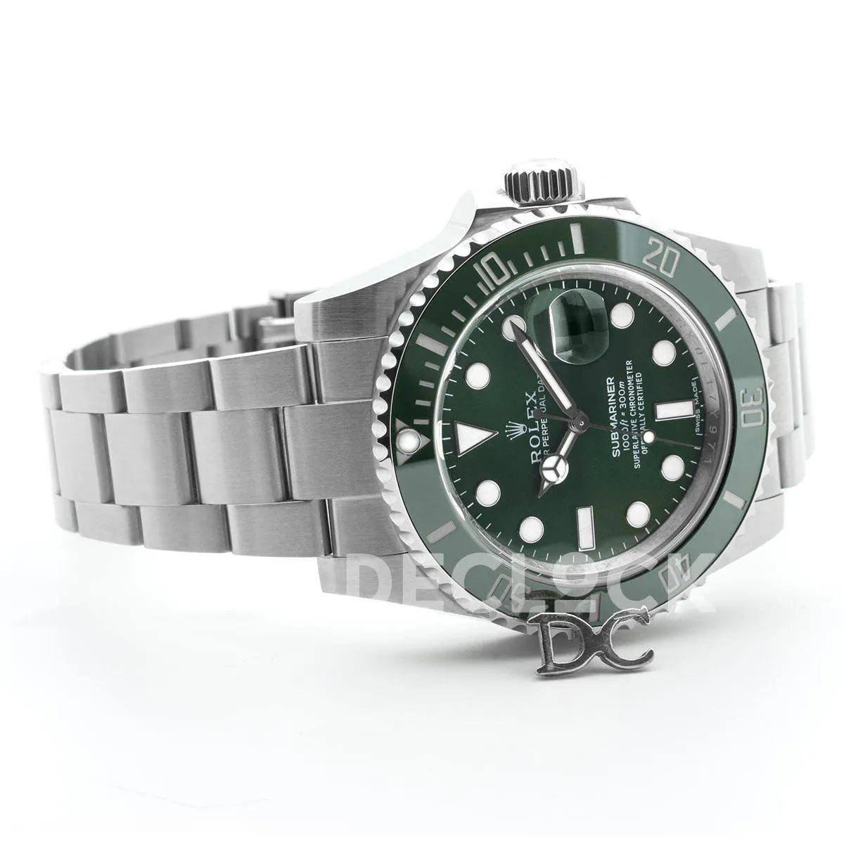 Rolex Submariner 40mm 116610 Superior Green Ceramic Bezel For 116610LV Hulk  Mint