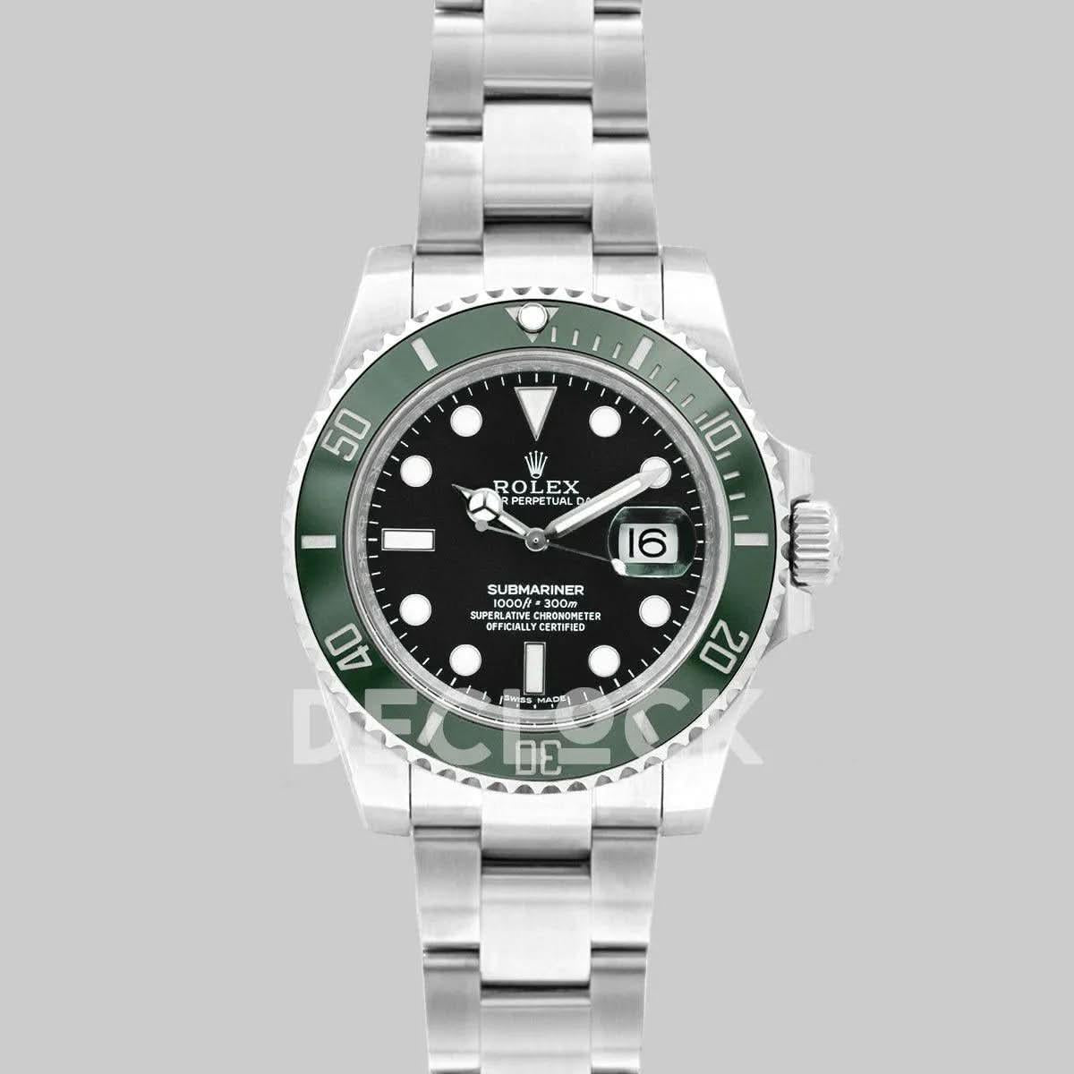 Rolex Submariner 126610LV Starbucks replica watch – μπροστινή όψη