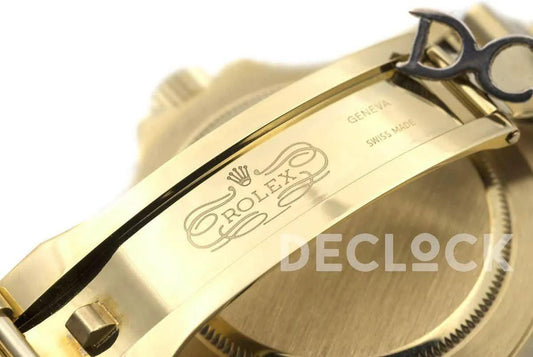 Replica Rolex Submariner 126613LB Blue Ceramic in Yellow Gold | Declock.