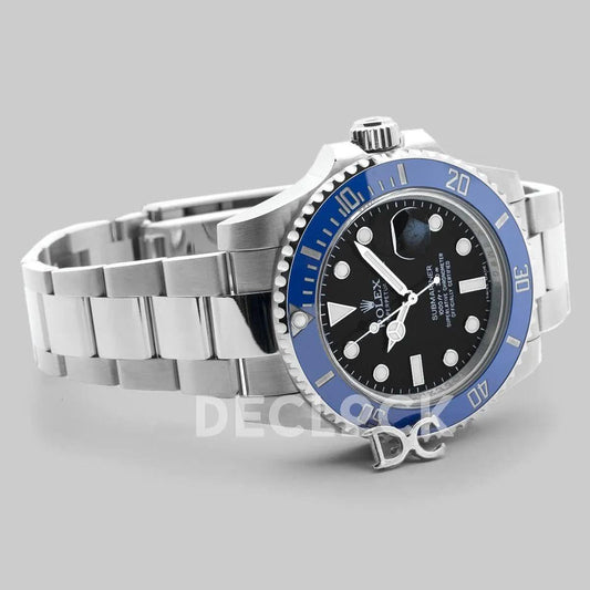 Replica Rolex Submariner 126619LB ‘Smurf’ Blue Ceramic in Black Dial | Declock.