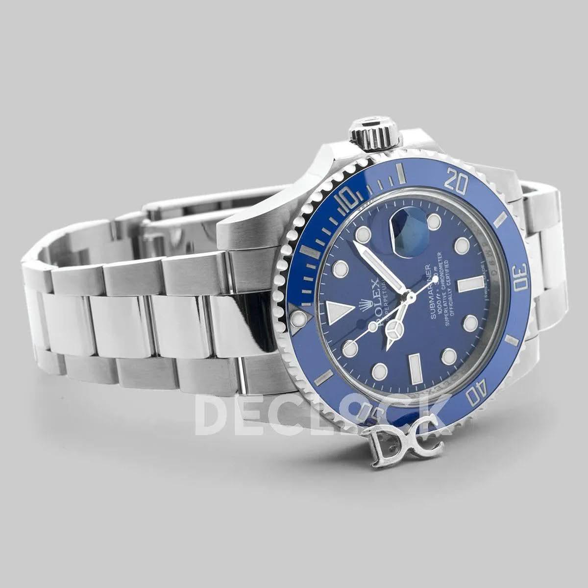 Replica Rolex Submariner 126619LB ‘Smurf’ Blue Ceramic |  Declock.