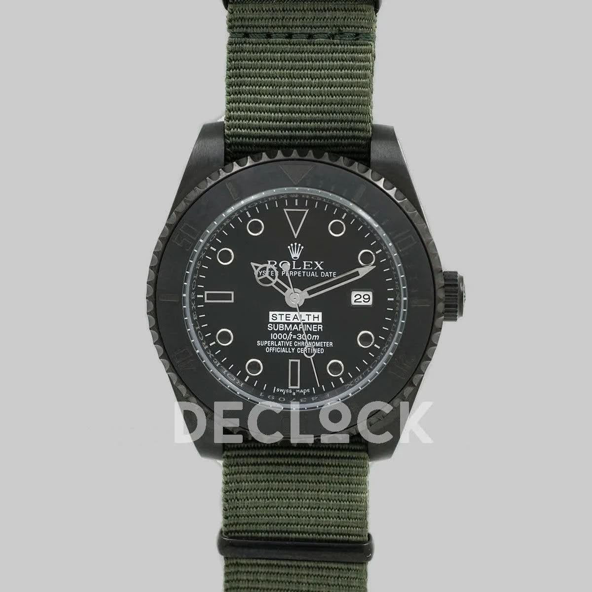Replica Rolex Submariner Project X Stealth Edition |  Declock.