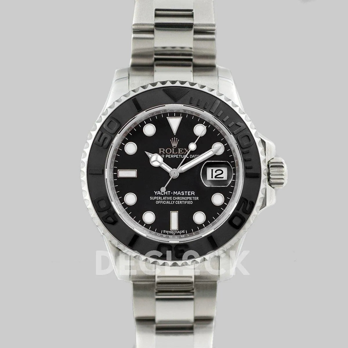 Replica Rolex Yacht Master 116622 Black Dial