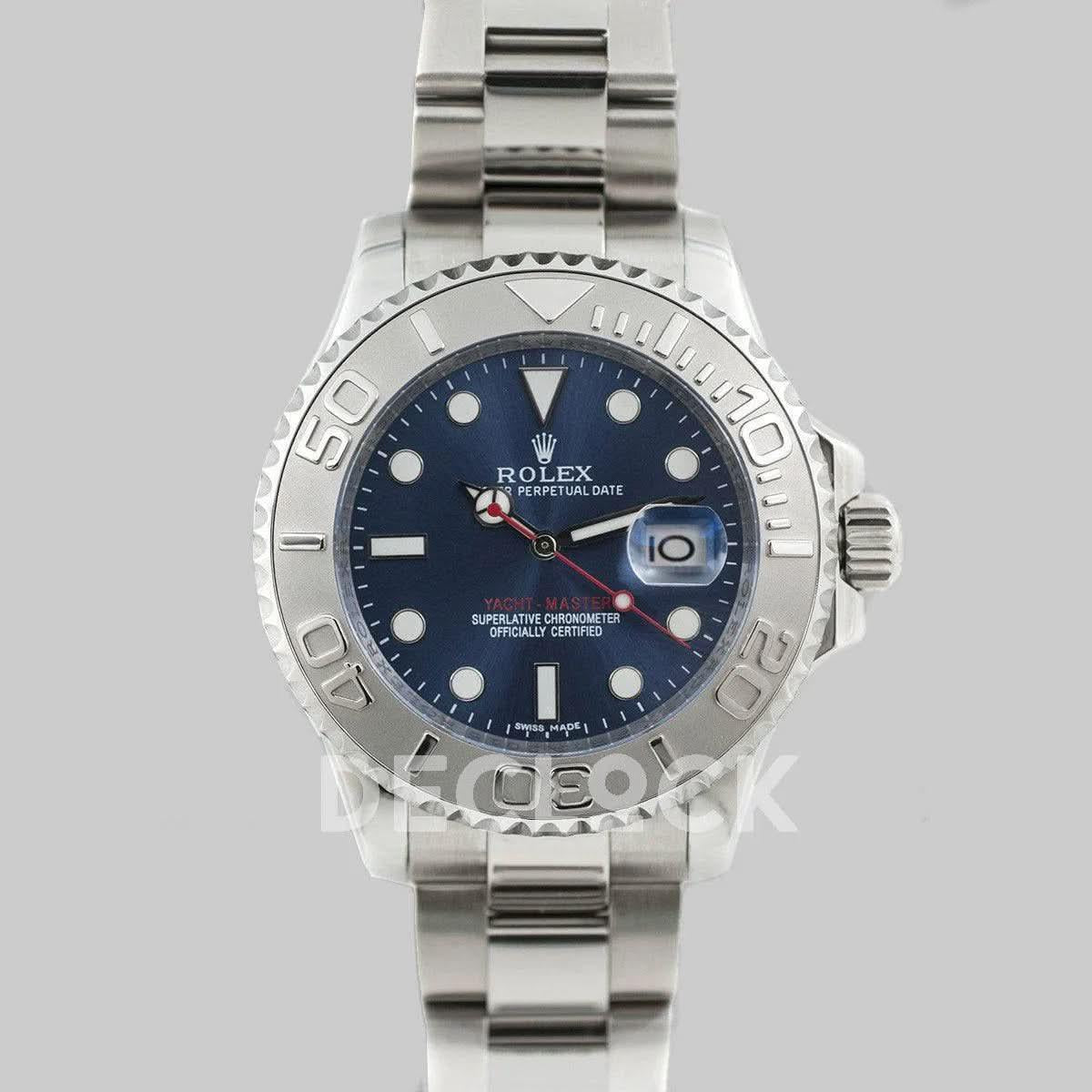 Replica Rolex Yacht Master 116622 Blue Dial |  Declock.