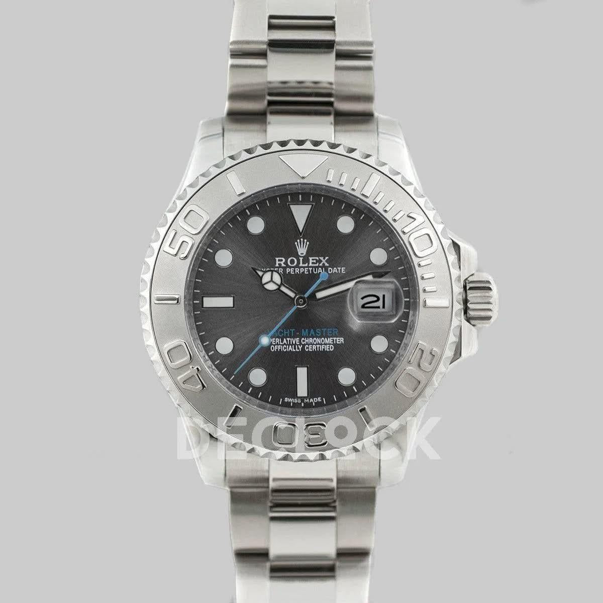 Replica Rolex Yacht Master 116622 Gray Dial |  Declock.