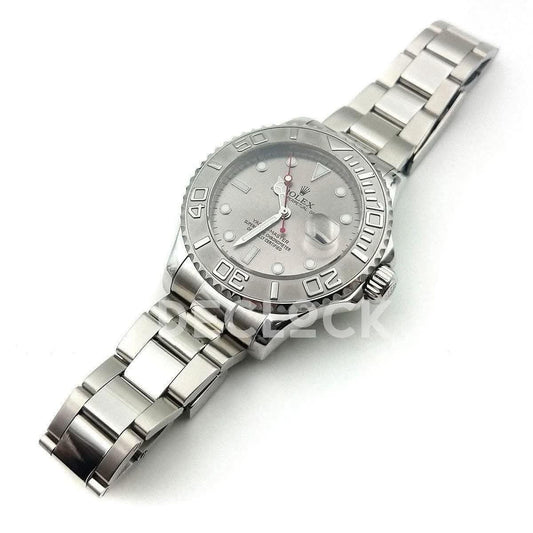Replica Rolex Yacht Master 116622 Platinum Dial |  Declock.