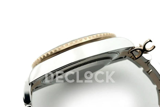Replica Rolex Yacht Master 116622 Yellow Gold Gray Dial in Two Tone | Declock.