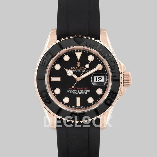 Replica Rolex Yacht-Master 116655 Everose Gold |  Declock.
