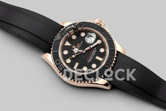 Replica Rolex Yacht-Master 116655 Everose Gold |  Declock.