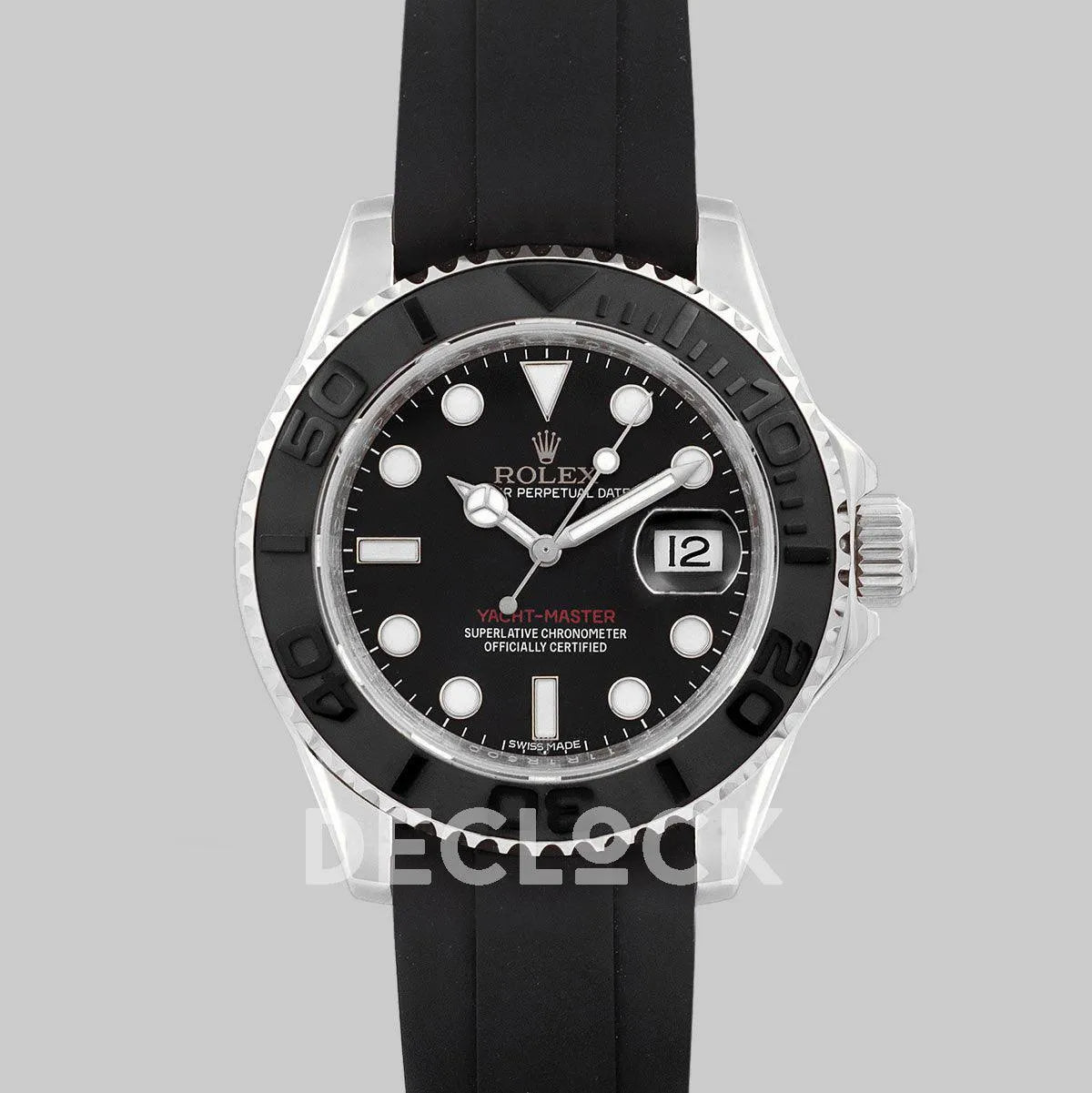 Replica Rolex Yacht-Master 116655 White Gold