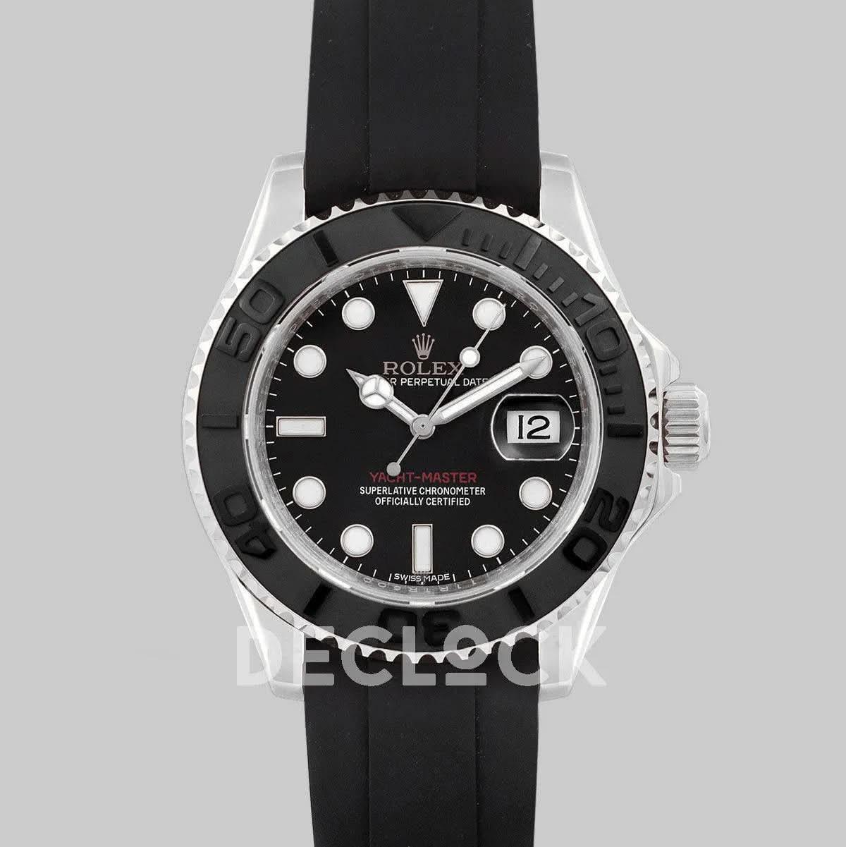 Replica Rolex Yacht-Master 116655 White Gold |  Declock.