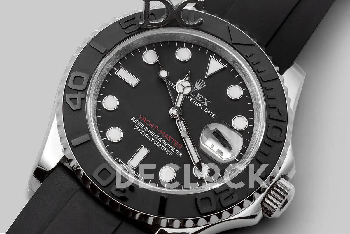 Replica Rolex Yacht-Master 116655 White Gold