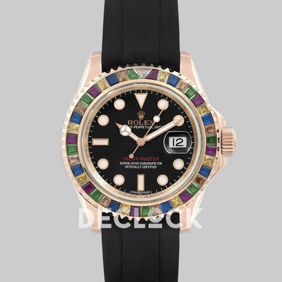 Replica Rolex Yacht-Master 116695 SATS with Gem-Set Bezel