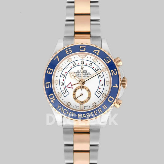 Replica Rolex Yacht-Master II 116688 Everose Gold in Two Tone | Declock.