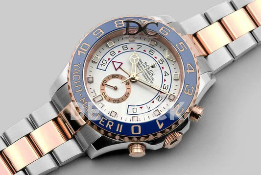 Replica Rolex Yacht-Master II 116688 Everose Gold in Two Tone | Declock.