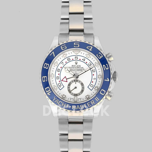 Replica Rolex Yacht-Master II 116688 in White Gold | Declock.