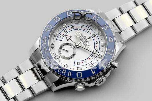 Replica Rolex Yacht-Master II 116688 in White Gold | Declock.