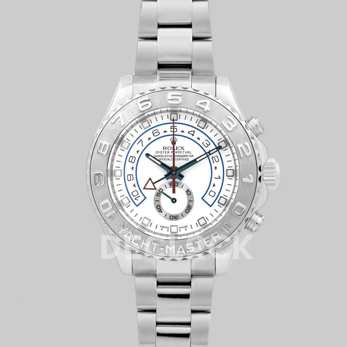 Replica Rolex Yacht-Master II 116689 in White Gold |  Declock.