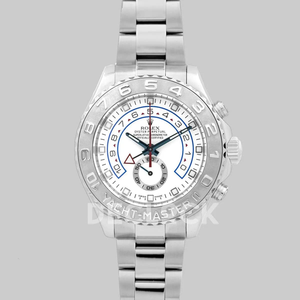 Replica Rolex Yacht-Master II 116689 in White Gold