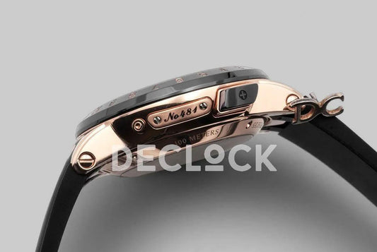 Replica Ulysse Nardin El Toro Black Dial in Rose Gold |  Declock.