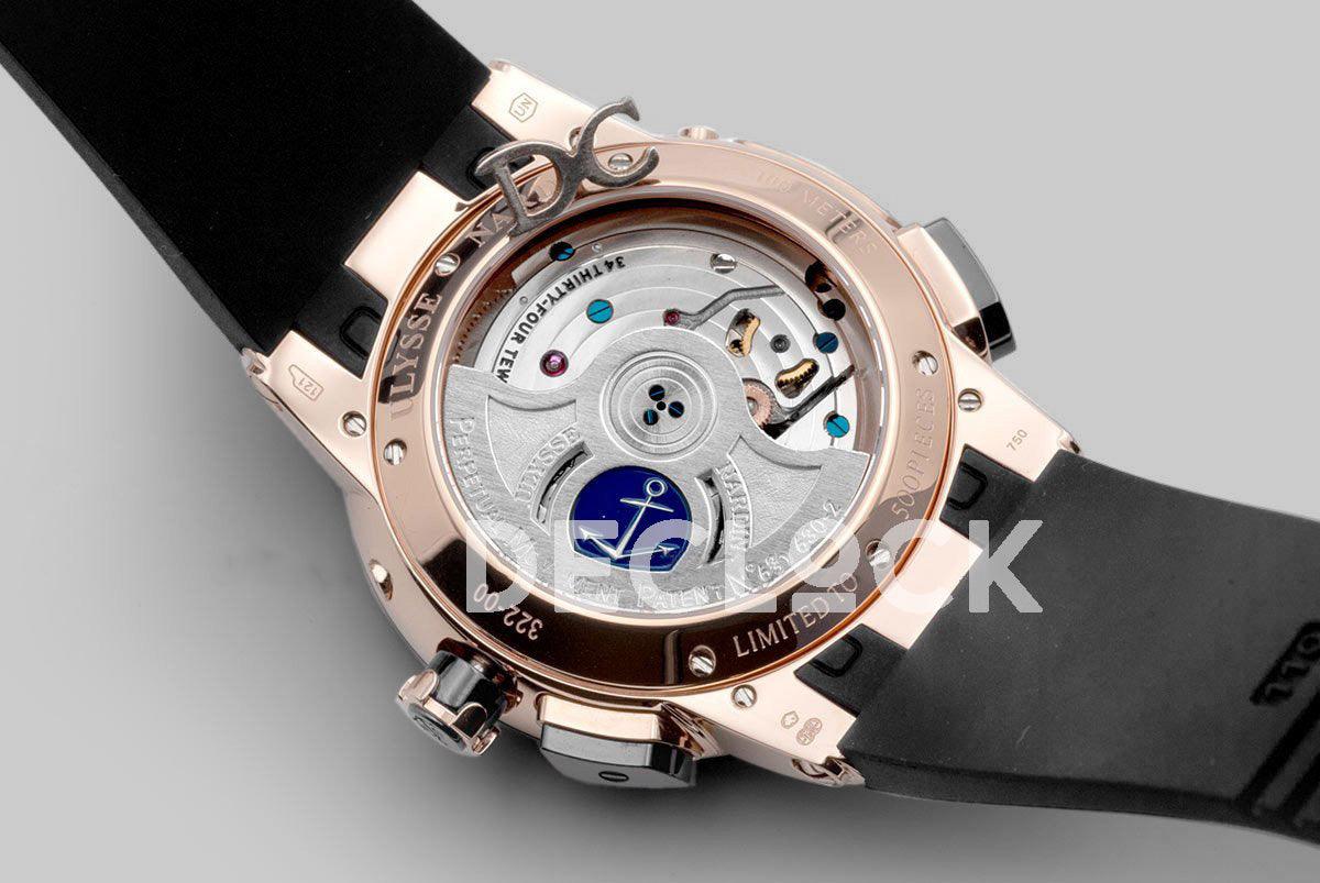 Replica Ulysse Nardin El Toro Black Dial in Rose Gold