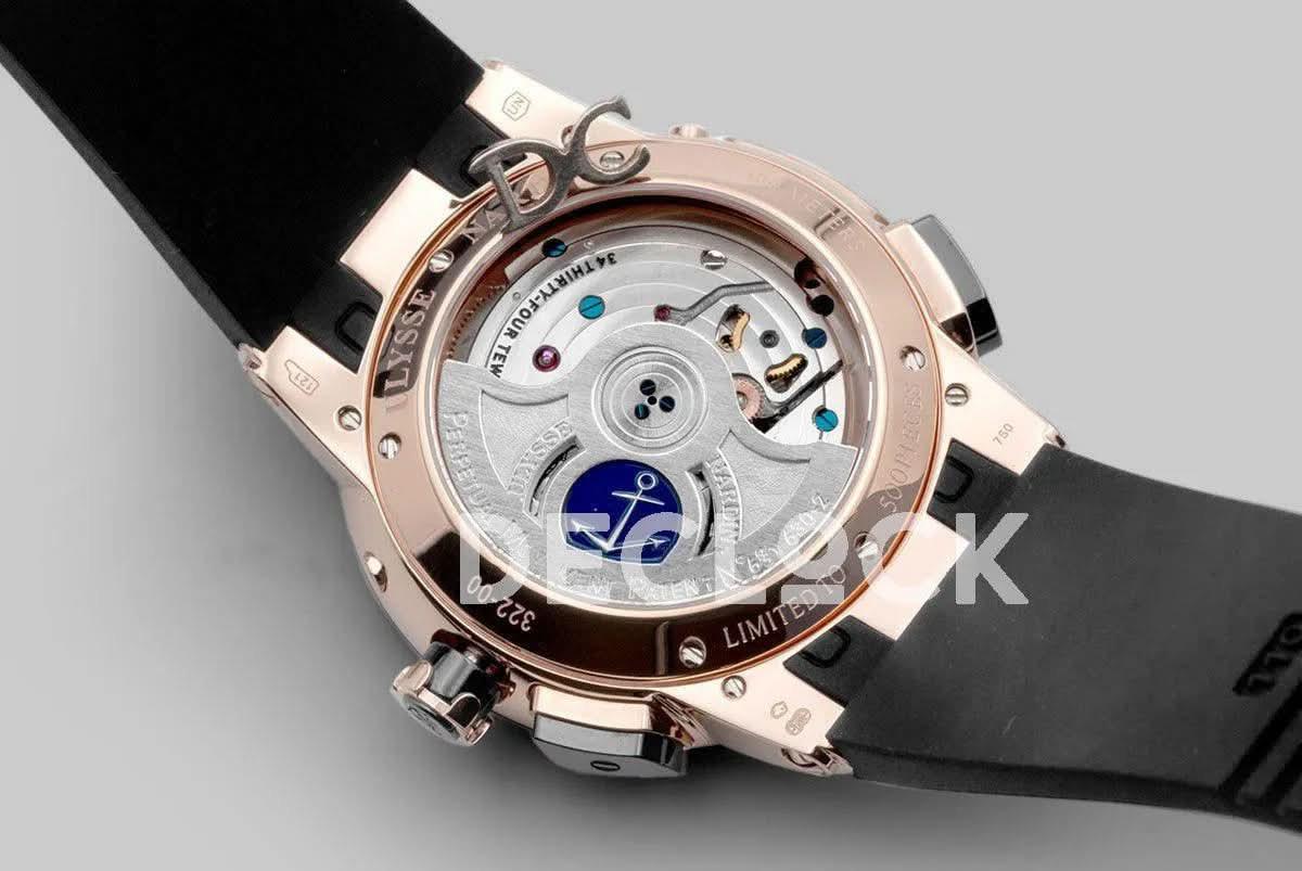 Replica Ulysse Nardin El Toro Black Dial in Rose Gold |  Declock.