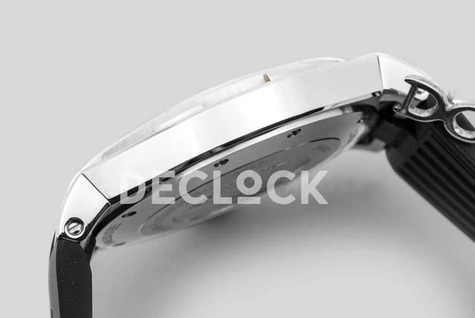 Replica Vacheron Constantin Overseas Automatic Black Dial in Steel | Declock.