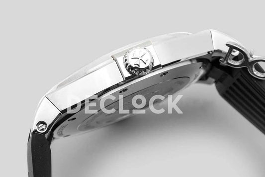 Replica Vacheron Constantin Overseas Automatic Black Dial in Steel | Declock.