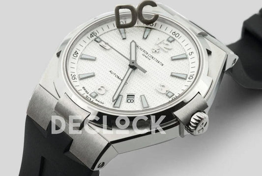 Replica Vacheron Constantin Overseas Automatic White Dial in Steel |  Declock.