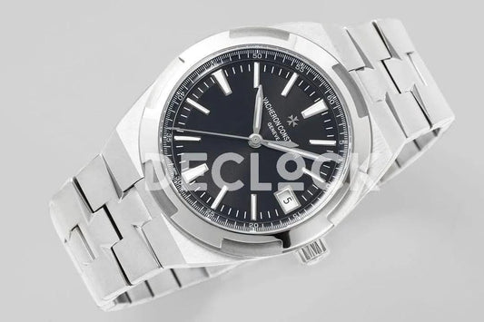 Replica Vacheron Constantin Overseas Black Dial on Steel |  Declock.