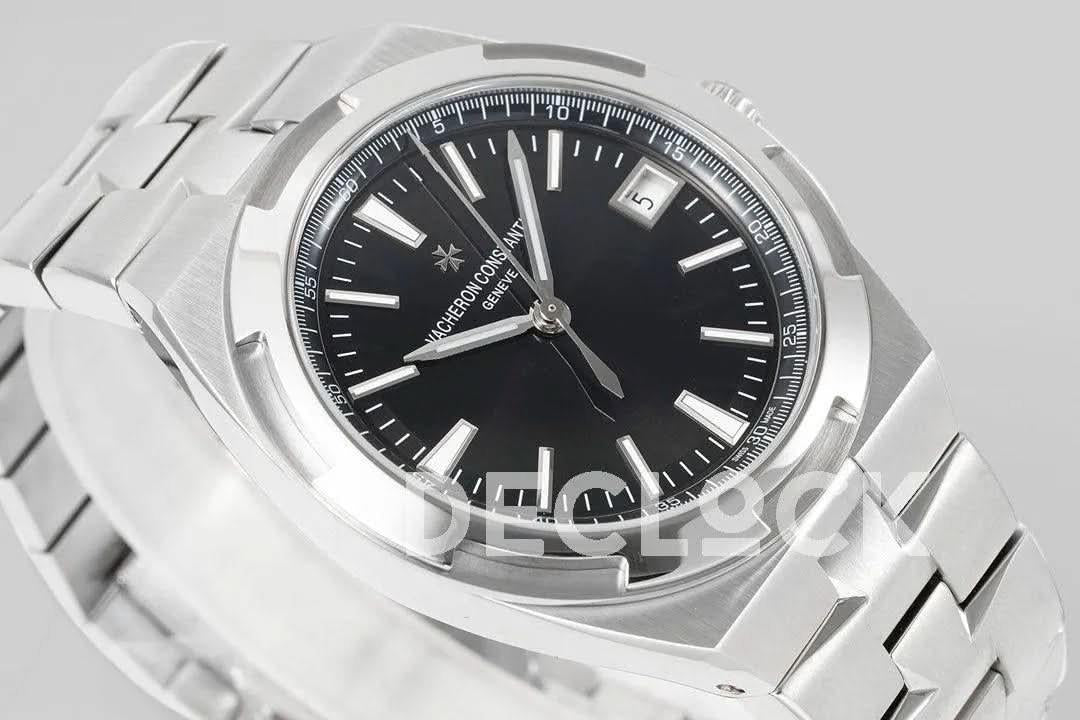 Replica Vacheron Constantin Overseas Black Dial on Steel |  Declock.