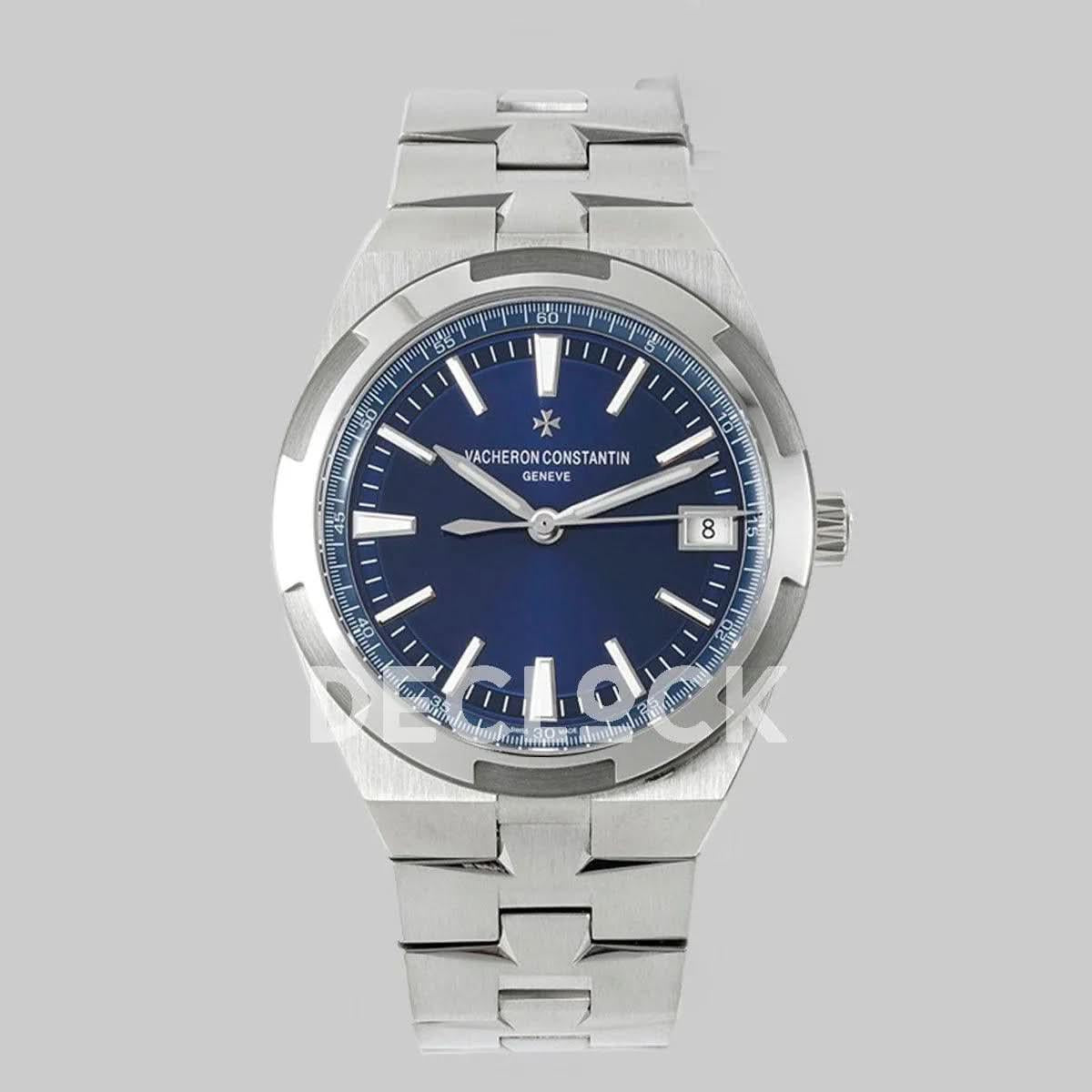 Replica Vacheron Constantin Overseas Blue Dial on Steel |  Declock.
