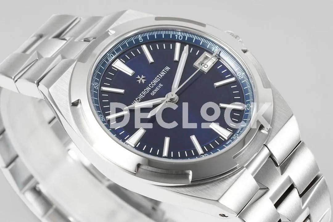Replica Vacheron Constantin Overseas Blue Dial on Steel |  Declock.