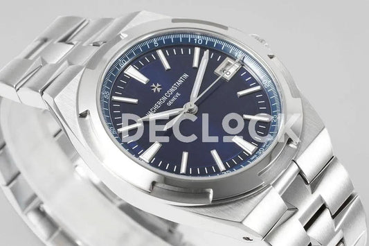 Replica Vacheron Constantin Overseas Blue Dial on Steel | Declock.